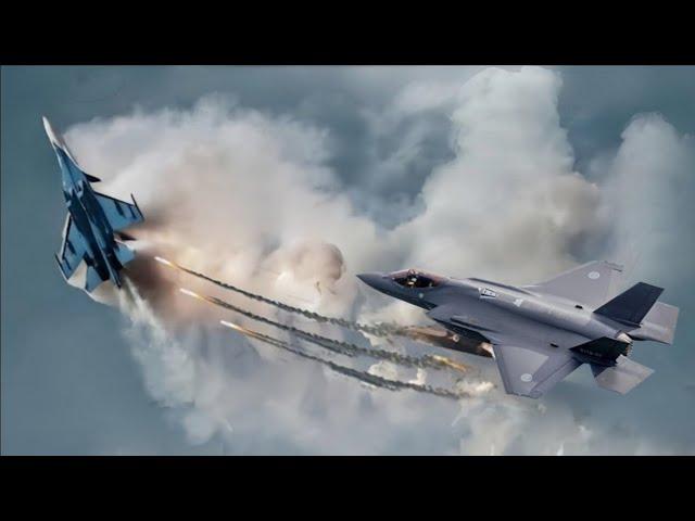 Shock the World! US F-35 And Russian SU-57 First Air Battle See What Happens!