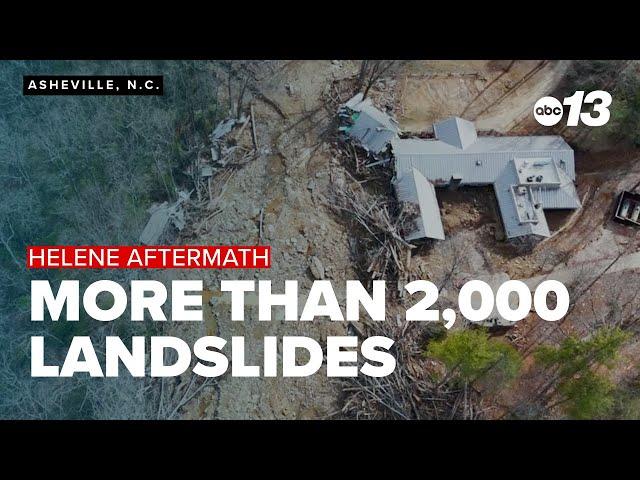 A Living nightmare: Hurricane Helene's 2,000 landslides across WNC