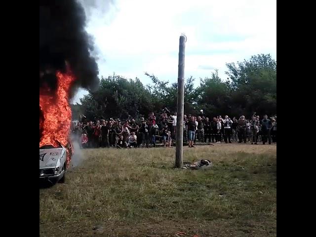 Как горела "Ауди 100" на  MotoFestWest 2019