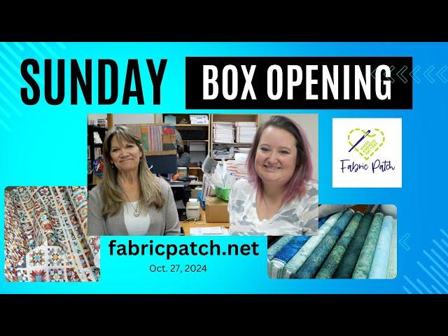 Sunday Box Opening!!! NEW FROM NORTHCOTT!!