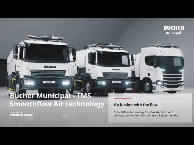 Bucher Municipal - Truck Mounted Sweepers Smoothflow Air technology