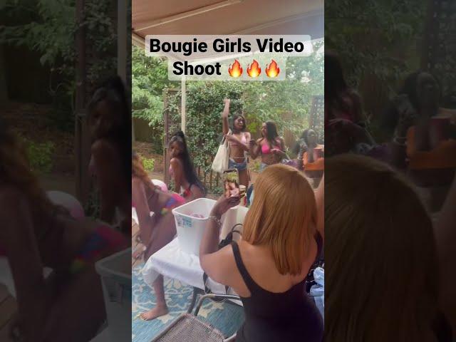 Bougie Girls Video Shoot in the ATL. #viral #fyp #music #rap #viralvideo #explore #bougie #entertain