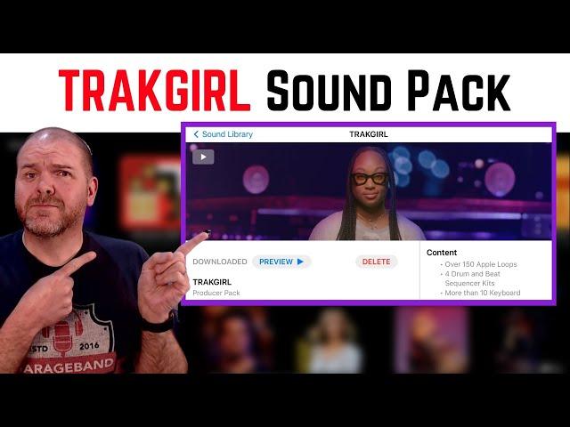 GarageBand Update | NEW TRAKGIRL sound library pack (iPad/iPhone)