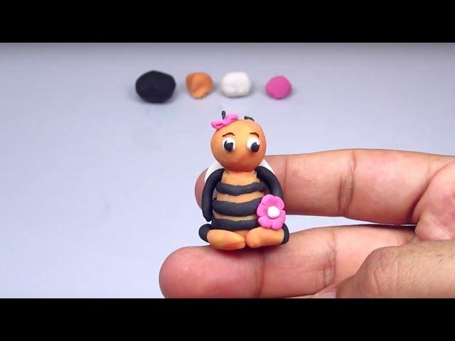 Clay Bee Character step by step | Easy clay modeling 8