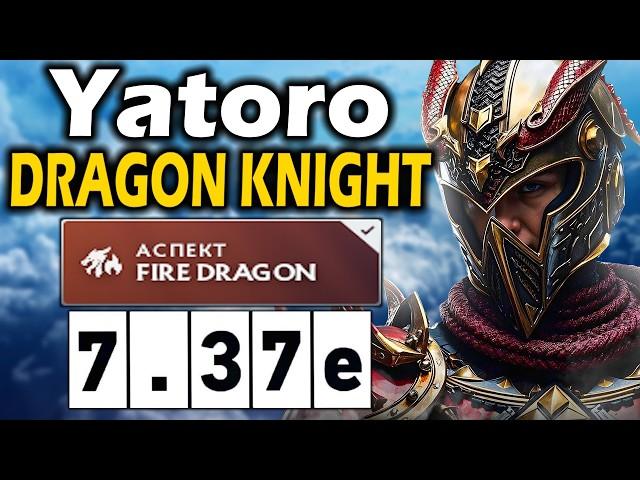 Яторо Топ 1 Ранг на ДК, против Сатаника! - Yatoro Dragon Knight 7.37 ДОТА 2