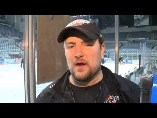 Gary Graham full interview at Komets practice on 5/1/18