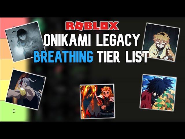 Onikami Legacy Breathing Tier List