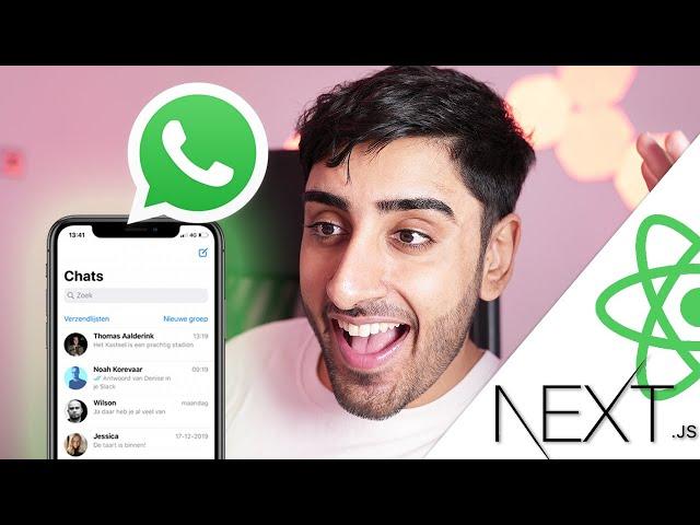  Let's build a Whatsapp Clone with NEXT.JS! (1-1 Messaging, Live Status, Styled-Components, React)