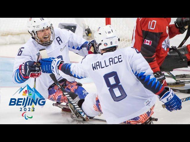 Reliving the U.S-Canada 2018 Paralympic sled hockey final | NBC Sports