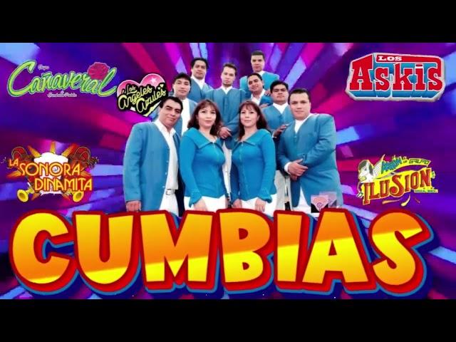 CUMBIAS PARA BAILAR TODA LA NOCHE LOS ÁNGELES AZULES, CAÑAVERAL, YAGUARU, SONORA DINAMITA, Y MÁS