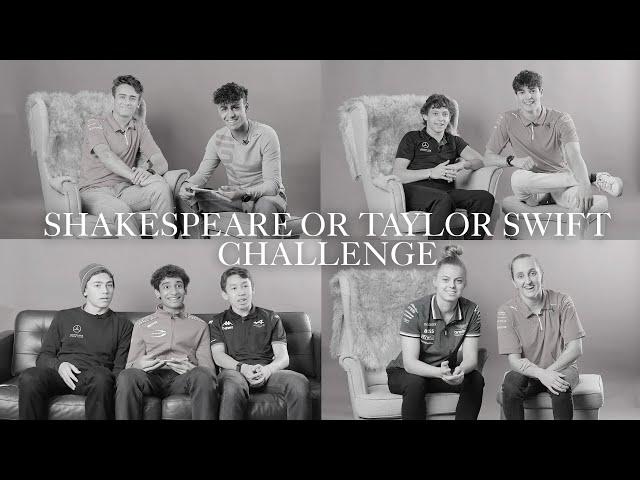 Shakespeare or Taylor Swift Challenge