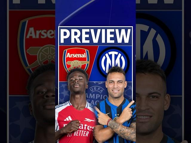 Predict Inter vs Arsenal score in the comments#championsleague #arsenal #inter