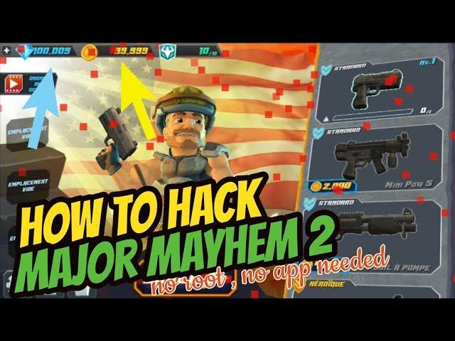 How to Hack Major Mayhem 2 (no app Needed)