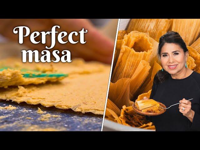 HOW TO MAKE PERFECT MASA FOR TAMALES: You'll Never Buy Prepared Masa Again After This Easy Recipe