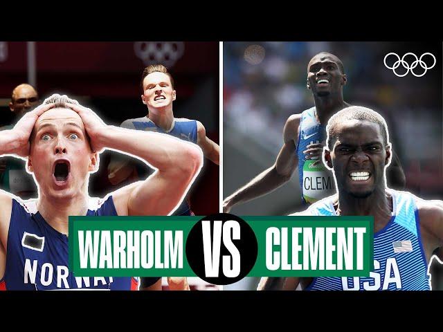 Karsten Warholm  Kerron Clement - 400m hurdles | Head-to-head