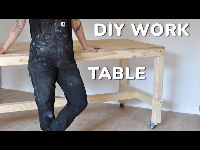 Building my Pottery Studio Table // DIY Workbench