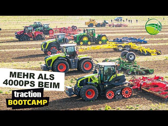 4000 Traktoren-PS auf einem Acker!!! John Deere, Claas, Fendt & CaseIH – Traction Bootcamp