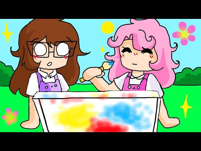 IRMÃS DESENHANDO JUNTAS... DRAW & SWITCH ROBLOX