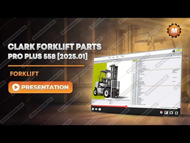 Testing New CLARK FORKLIFT PARTS PRO PLUS 558 [2025.01]