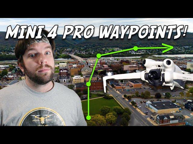 WAYPOINTS ARE SICK ON THE DJI MINI 4 PRO!!! | Bringing a new level of utility to this mini drone...