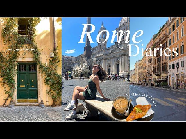 rome travel vlog | arriving in italy, lots of exploring & eating | pt. I