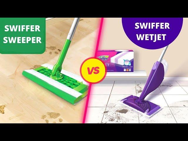 Swiffer Wetjet VS Swiffer Sweeper Floor Mop (Which is Best For Cleaning)