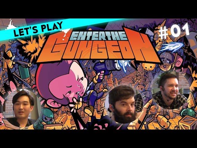 [1/3] Let's Play Enter the Gungeon mit Budi und Joe und Dave von Dodge Roll Games | 08.03.2016