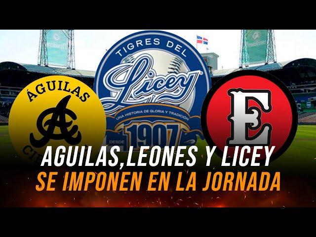 LICEY, AGUILAS Y ESCOGIDO SE IMPONEN EN LIDOM