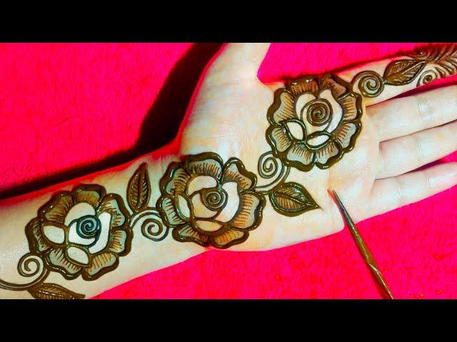 Simple Arabic Fronthand mehndi design | Easy mehndi design | mehndi designs | mehndi