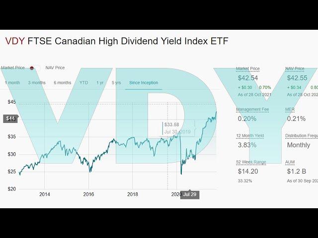 Vanguard High Dividend ETF | VDY Review