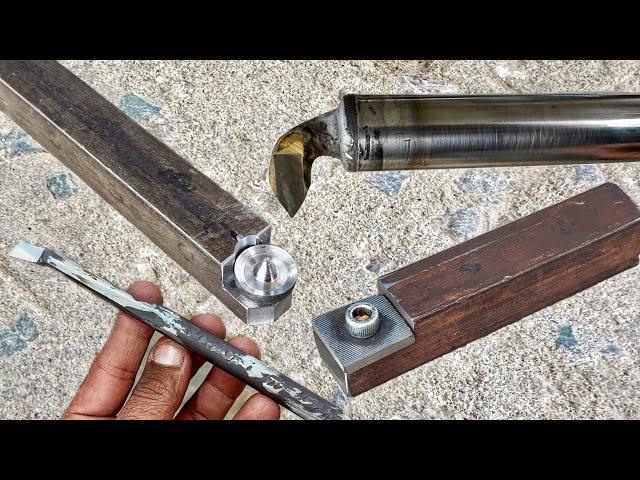 Four different turning tools making on lathe machines | Lathe tool making ideas amazing technique