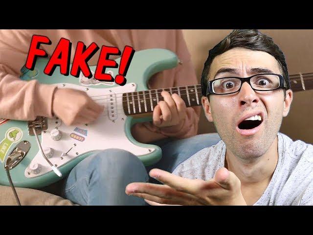 Guitar Playing In Commercial... FAKE!