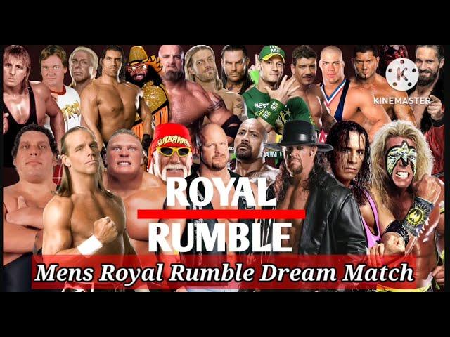 WWE Men's Royal Rumble Dream Match #royalrumble2024 #wwe #trending