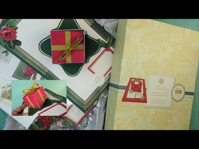 Anna Griffin "Present Pop Up Card Making Kit" Unboxing & Review Tutorial! Spoiler Alert: I Love It!