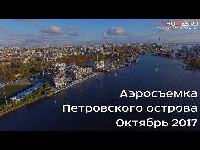  Аэросъемка Петровского острова в Питере