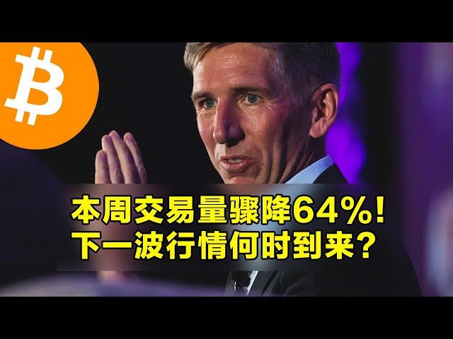 本周交易量骤降64%！下一波行情何时到来？10万美元下的隐秘信号。 | 加密货币交易首选OKX