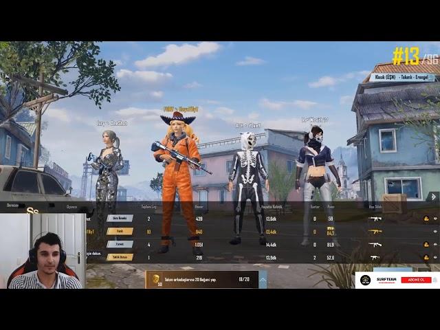 ATRO TEAM VS FURY TEAM - MUSAB YAYINDA ATRO İLE KARŞILAŞIYOR PUBG MOBİLE YAYINCI KARŞILAŞMALARI