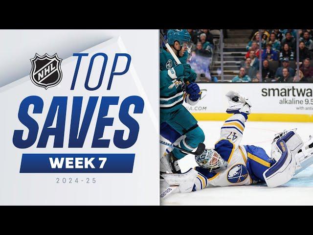 NHL Top Saves of Week 7 | 2024-25 Highlights