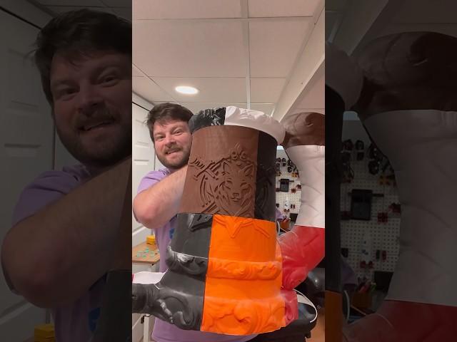 Giant #3dprinted dice tower 5.2 - paint, test roll or chaos??