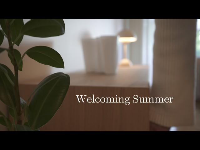 Welcoming Summer | Closet change, cozy day | Pancake to eat in summer | The brightest night