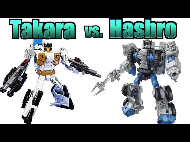 Transformers Toys  - Takara vs. Hasbro - Cominber Wars vs. Unite Warriors