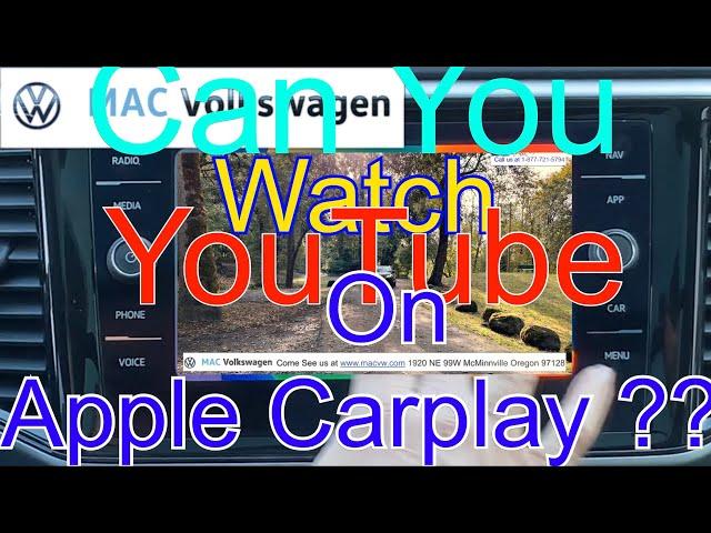 Apple CarPlay Volkswagen How To. Multimedia. 2023, 2022 Can You Watch YouTube.