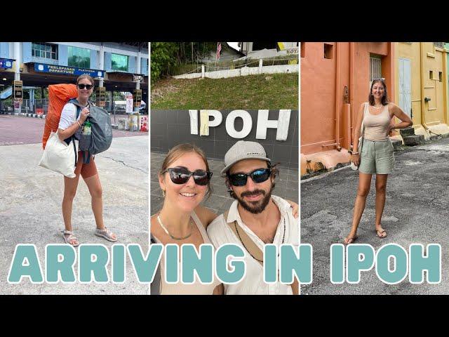 Arriving in Ipoh, Malaysia. Ipoh Travel Vlog. Park, Graffiti, Shopping, Market & Food!