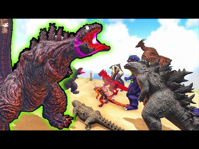 Shin Godzilla VS Mod Dinosaurs | ARK Mod Battle Ep.345