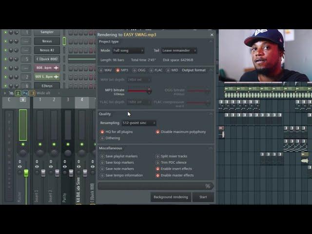 FL Studio Export Settings EXPLAINED |  How to Optimise Your Audio Quality