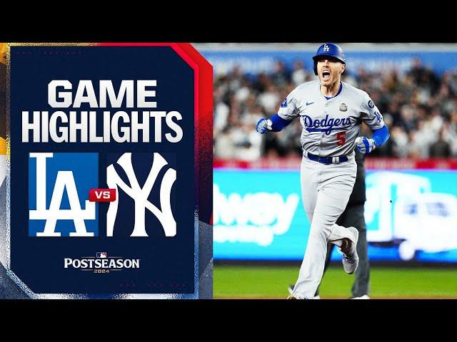 Dodgers vs. Yankees World Series Game 3 Highlights (10/28/24) | MLB Highlights