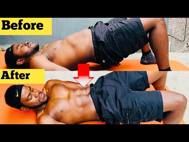 4-Mins Plank Home Exercise to get Abs!