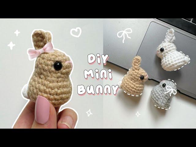  Crochet Mini Bunny Tutorial | Quick & Easy Crochet |Beginner Friendly 