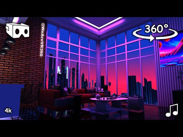 Good morning - synthwave psychedelic VR immersive music video