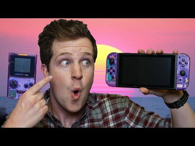 DIY Clear Atomic Purple Nintendo Switch!